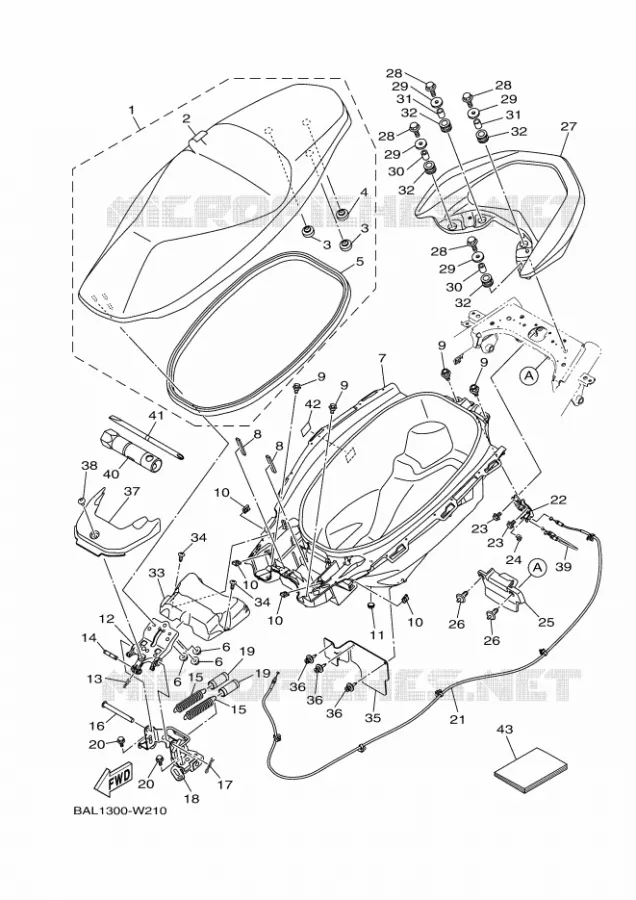SELLE Yamaha SCOOTER 155 2024 NMAX  GPD155-A