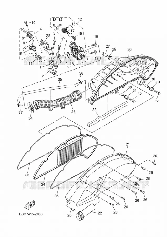 INLAAT Yamaha SCOOTER 155 2024 NMAX  GPD155-A