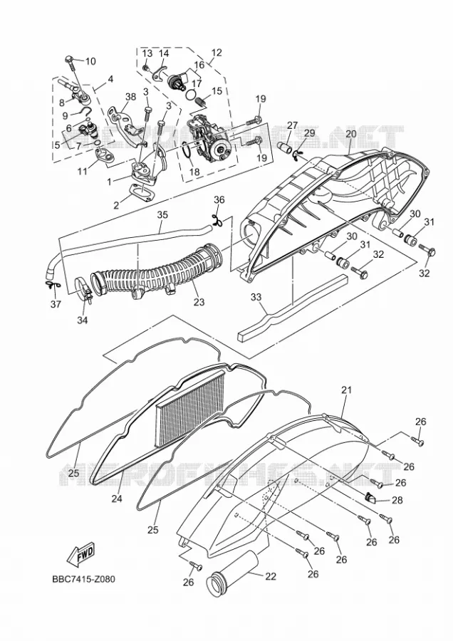 INLAAT Yamaha SCOOTER 155 2024 NMAX  GPD155-A