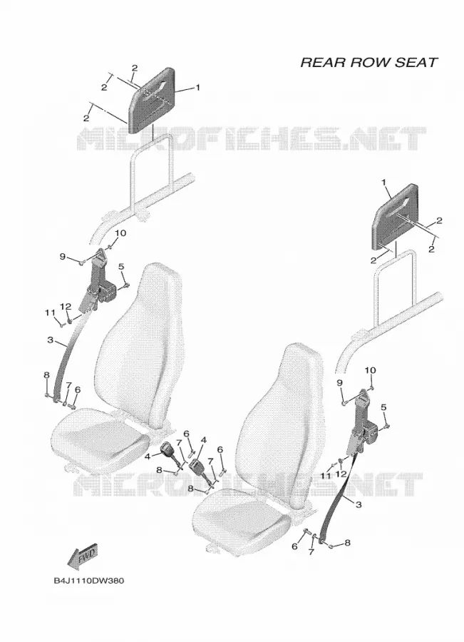 STOEL 4 Yamaha SIDE BY SIDE 1000 2024 WOLVERINE  YXF1000EWS / YX10FRPLR