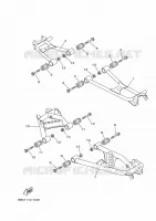 ACHTERBRUG voor Yamaha KODIAK 450 EPS 2024