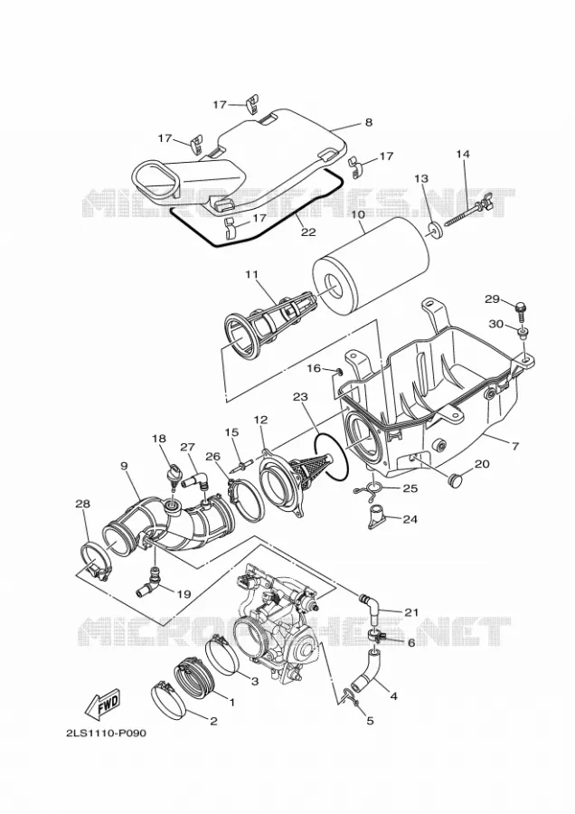 INLAAT Yamaha QUAD 700 2024 RAPTOR  YFM700R