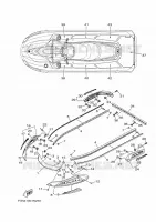 GUNWALE & MAT voor Yamaha VX DELUXE 2024