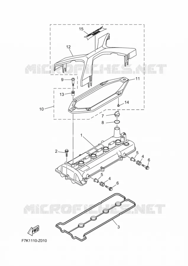CILINDER 1 Yamaha WAVERUNNER 1900 2024 GP  GP1900A-A