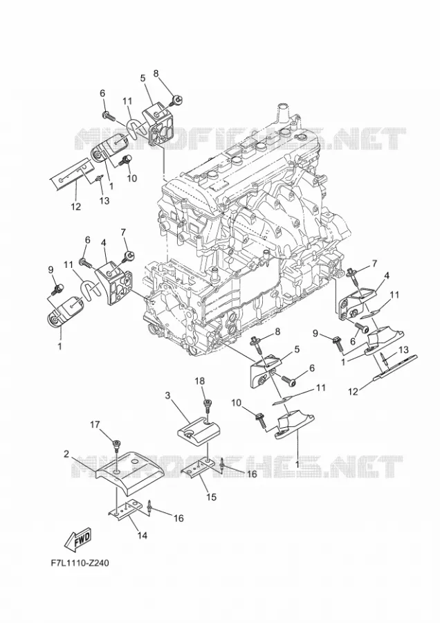 MOTOSTEUN Yamaha WAVERUNNER 1900 2024 GP  GP1900A-A