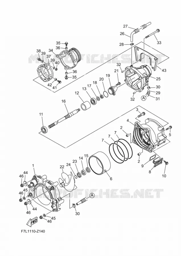 JET UNIT 1 Yamaha WAVERUNNER 1900 2024 GP  GP1900A-A