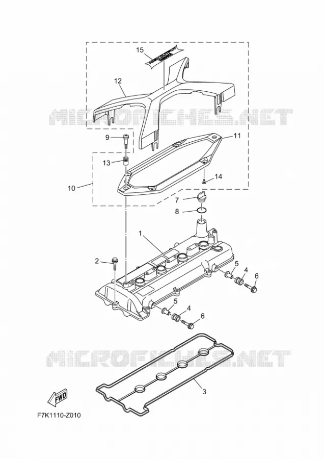 CILINDER 1 Yamaha WAVERUNNER 1900 2024 GP  GP1900B-A