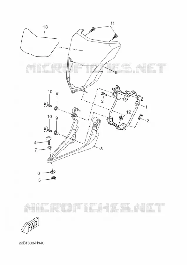 KAP 1 Yamaha MOTO 125 2010 WR-R  WR125R