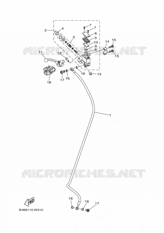 REMPOMP VOOR Yamaha MOTO 85 2025 YZ  YZ85LW