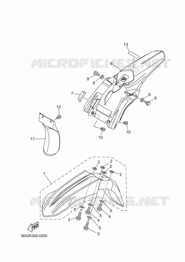 SPATBORD Yamaha MOTO 85 2025 YZ  YZ85LW