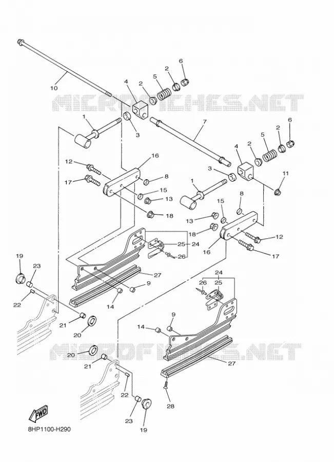 SPOOR OPHANGING 3 Yamaha snowmobiles 1000 2021 RS VENTURE  RS10SUV