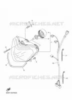 KOPLAMP voor Yamaha VK PROFESSIONAL II EPS 2021