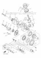 KRUKAS / ZUIGER voor Yamaha VK PROFESSIONAL II EPS 2021