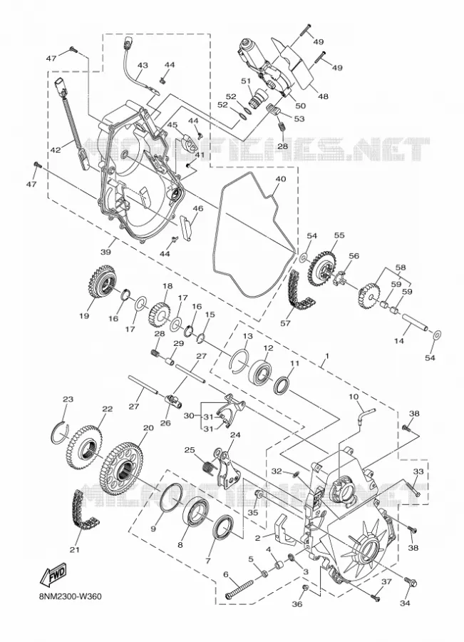 SPOOR AANDRIJVING 2 Yamaha snowmobiles 1000 2021 SIDEWINDER  SRS10LG