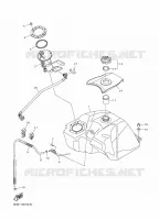 BENZINE TANK voor Yamaha VK PROFESSIONAL II EPS 2022