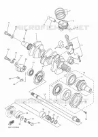 KRUKAS / ZUIGER voor Yamaha VK PROFESSIONAL II EPS 2022