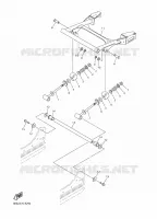SPOOR OPHANGING 3 voor Yamaha VK PROFESSIONAL II EPS 2022