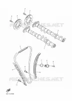 NOKKENAS / KETTING voor Yamaha SIDEWINDER X-TX SE 146 2022