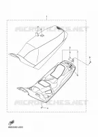SELLE voor Yamaha SIDEWINDER X-TX SE 146 2022