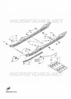 SPOOR OPHANGING 1 voor Yamaha SIDEWINDER X-TX SE 146 2022