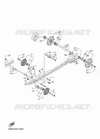 SPOOR OPHANGING 2 voor Yamaha SIDEWINDER X-TX SE 146 2022