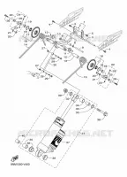 SPOOR OPHANGING 4 voor Yamaha SIDEWINDER X-TX SE 146 2022