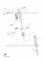 OPHANGING 2 voor Yamaha MOUNTAIN MAX 800 154 ES 2022