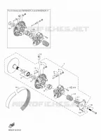 PRIMAIRE POELIE voor Yamaha MOUNTAIN MAX 800 154 ES 2022