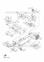 SPOOR OPHANGING 1 voor Yamaha MOUNTAIN MAX 800 154 ES 2022