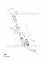 SPOOR OPHANGING 2 voor Yamaha MOUNTAIN MAX 800 154 ES 2022