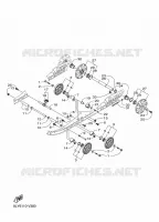 SPOOR OPHANGING 2 voor Yamaha SIDEWINDER L-TX GT EPS 2022
