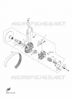 PRIMAIRE POELIE voor Yamaha MOUNTAIN MAX 800 LE 165 2024