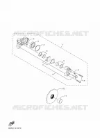 REM 2 voor Yamaha MOUNTAIN MAX 800 LE 165 2024