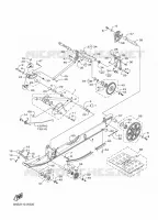 SPOOR OPHANGING 1 voor Yamaha MOUNTAIN MAX 800 LE 165 2024