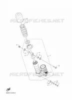 SPOOR OPHANGING 2 voor Yamaha MOUNTAIN MAX 800 LE 165 2024