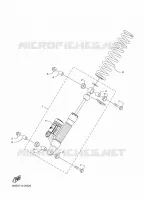 SPOOR OPHANGING 3 voor Yamaha MOUNTAIN MAX 800 LE 165 2024