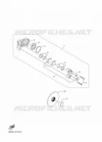 REM 2 voor Yamaha MOUNTAIN MAX 800 LE 154 2024