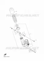 SPOOR OPHANGING 2 voor Yamaha MOUNTAIN MAX 800 LE 154 2024