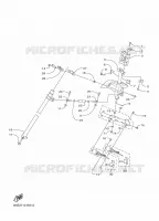 STUUR 2 voor Yamaha MOUNTAIN MAX 800 LE 154 2024