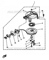 KICKSTART PEDALEN voor Yamaha 4A 2 Stroke 1992