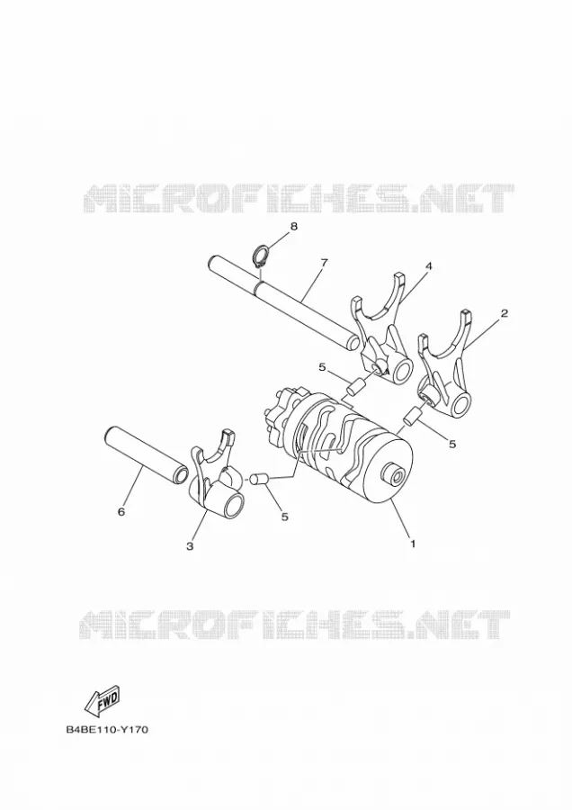 SCHAKELWALS Yamaha MOTO 85 2024 YZ  YZ85LWR