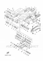 ACHTERBRUG voor Yamaha YZ 125 50TH ANNIVERSARY EDITION 2024