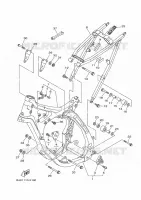 FRAME voor Yamaha YZ 125 50TH ANNIVERSARY EDITION 2024