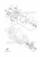 WATERPOMP / SLANGEN voor Yamaha YZ 125 50TH ANNIVERSARY EDITION 2024