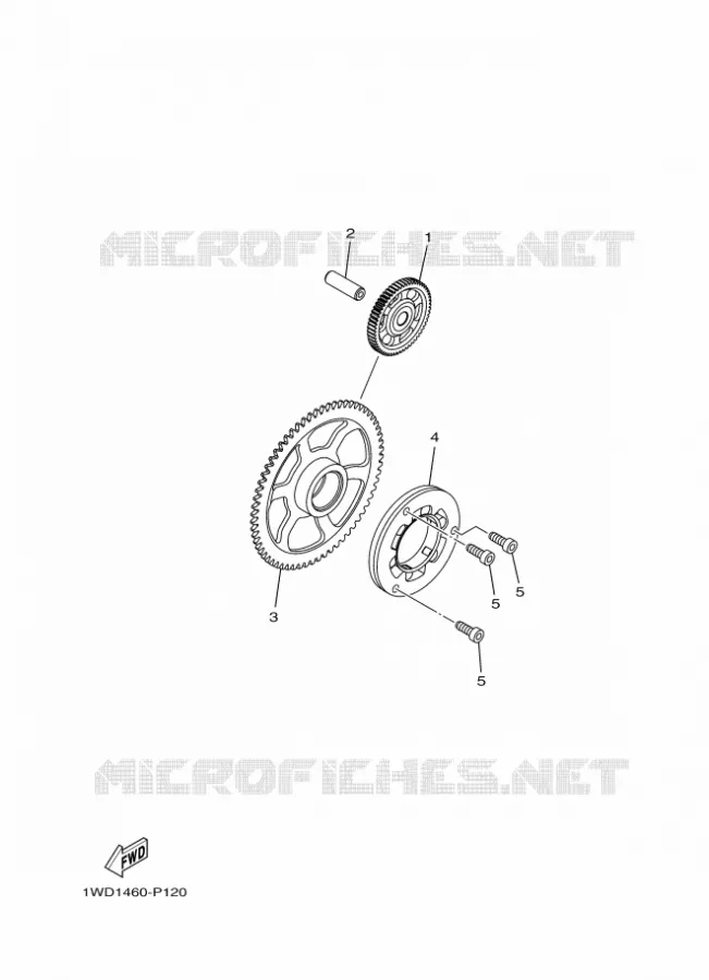 STARTMOTOR KOPPELINGS Yamaha MOTO 300 2024 MT  MTN320-A