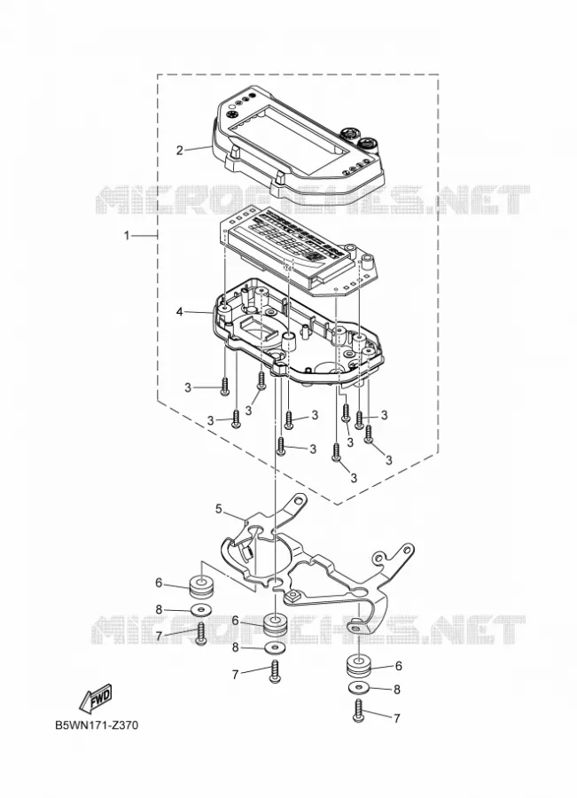 TELLERSET Yamaha MOTO 300 2024 MT  MTN320-A