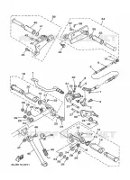 STANDAARD / VOETSTEUN voor Yamaha V-STAR 250 2024
