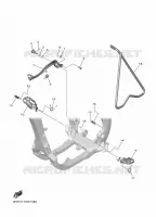 STANDAARD / VOETSTEUN voor Yamaha YZ 250 F 50TH ANNIVERSARY 2024