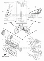 ONDERHOUDSDELEN KIT voor Yamaha YZ 250 F 50TH ANNIVERSARY 2024