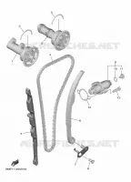 NOKKENAS / KETTING voor Yamaha YZ 250 F 50TH ANNIVERSARY 2024